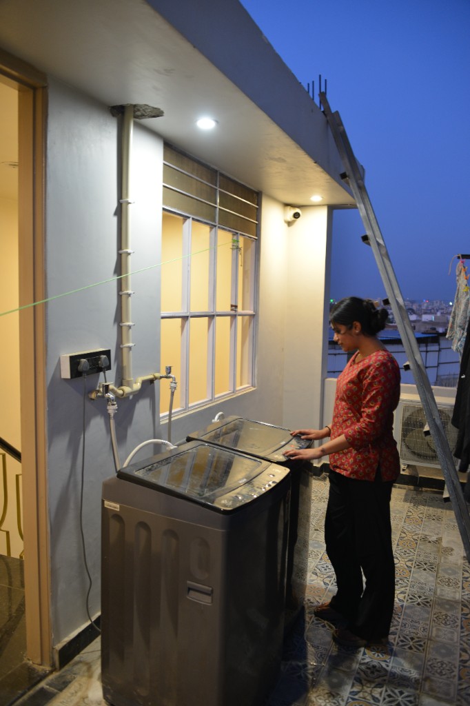 Outdoor Laundry Area